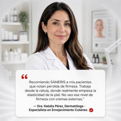 SANERIS™ NAD+ Firmeza y Juventud Celular desde Adentro